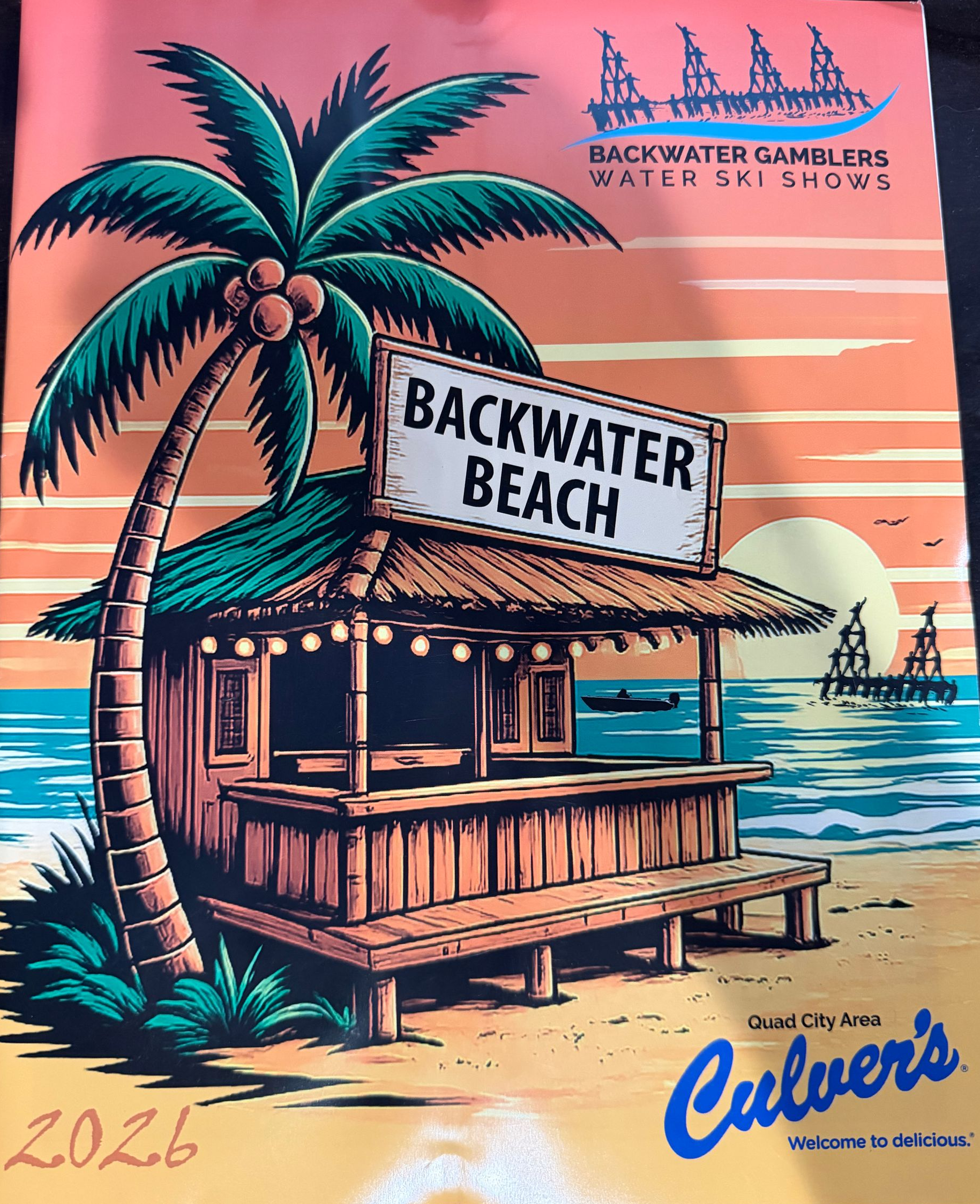The cover of a program booklet titled Backwater Kingdom