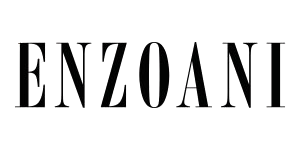 Black ENZOANI logo text on a white background