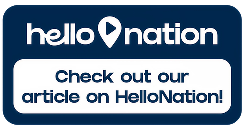 Blue HelloNation banner with white text: “Check out our article on HelloNation!” | Accurate Automotive Northglenn