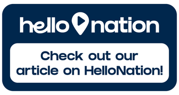HelloNation banner with “Check out our article on HelloNation!” on a blue background | Accurate Automotive Northglenn