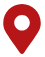 Red location pin icon on a white background | Accurate Automotive