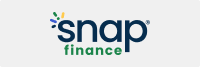 Snap Finance logo with navy and green text on a white background | Accurate Automotive Northglenn