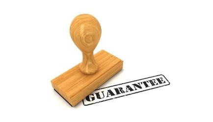 Handyman Burnaby Services picture of a Guarantee stamp.