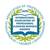 The logo for the international association of professional cleaning business owners. The logo for the international association of professional cleaning business owners.