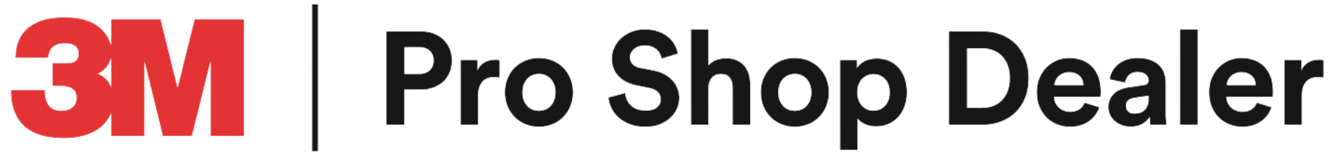 A 3m pro shop dealer logo on a white background
