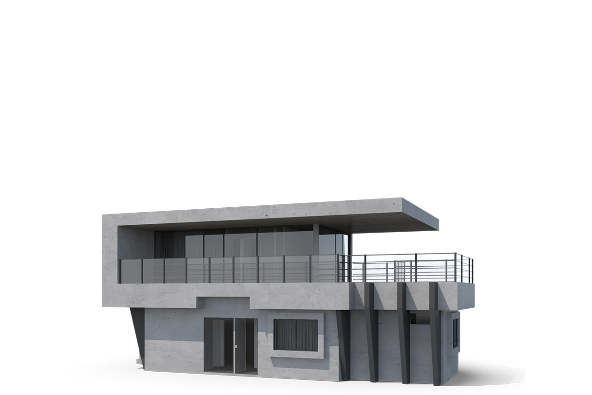 modern house graphic