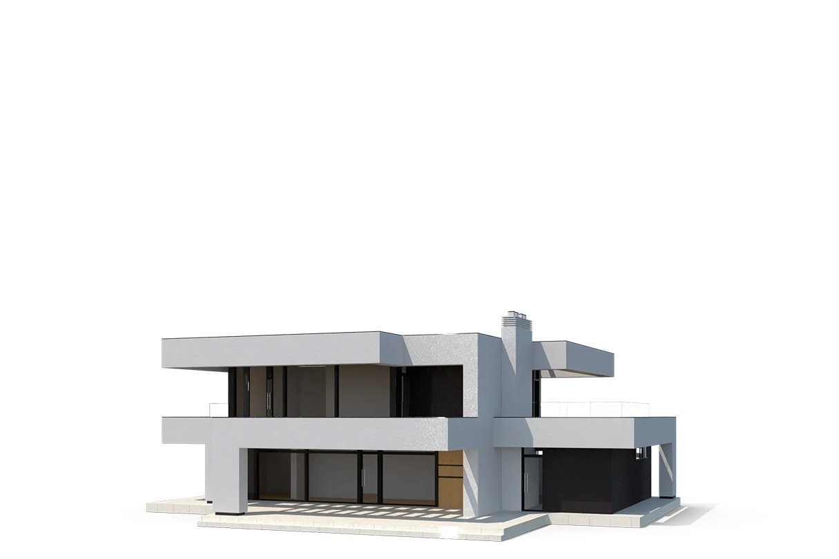 modern design house graphic