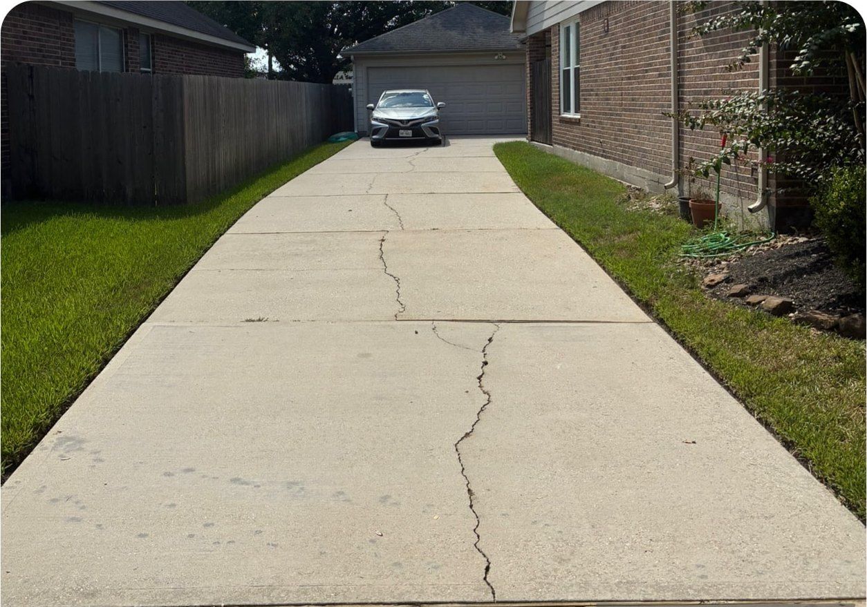 The same surface after concrete cleaning by Elite Exterior Cleaning