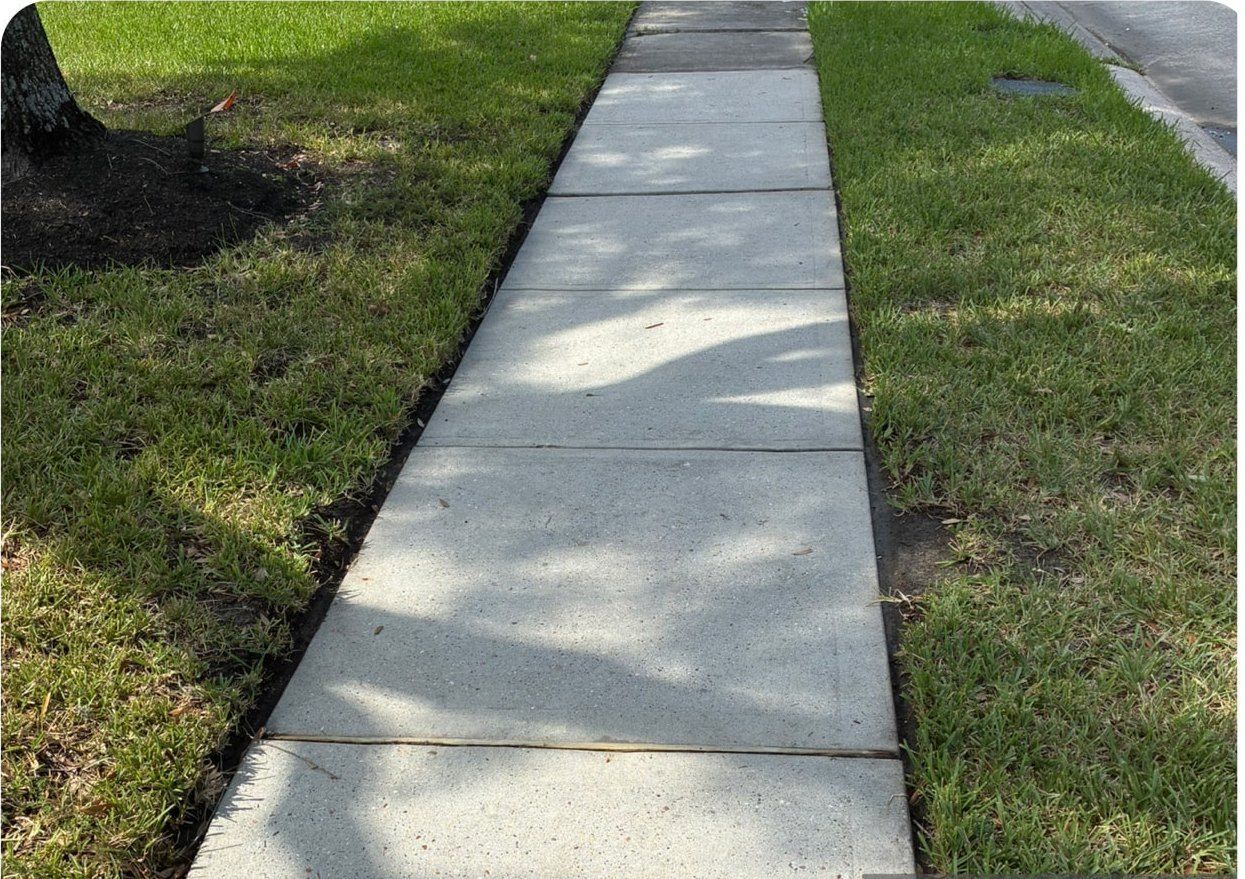 The same surface after concrete cleaning by Elite Exterior Cleaning