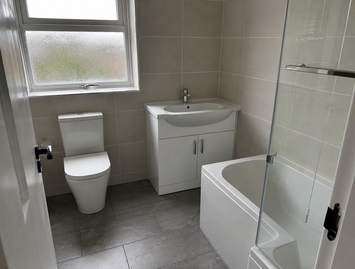 J&Z Property Maintenance completing a bathroom renovation in Cardiff