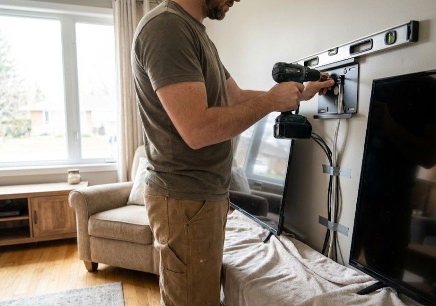 J&Z Property Maintenance carrying out a property inspection at a Cardiff home