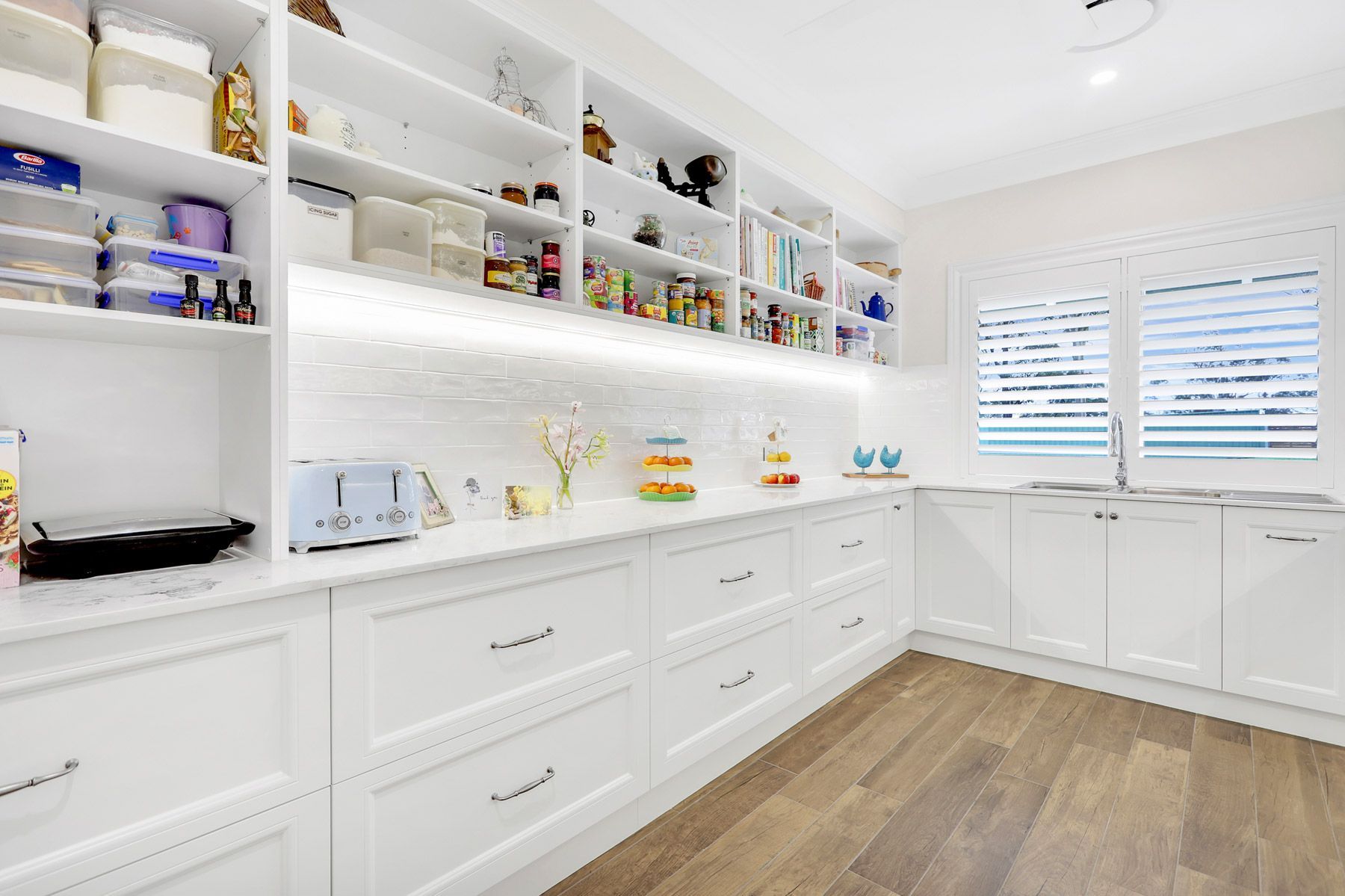 Functional Butler's Pantry with Pull-Out Drawers | North Richmond, NSW | Pace Kitchens