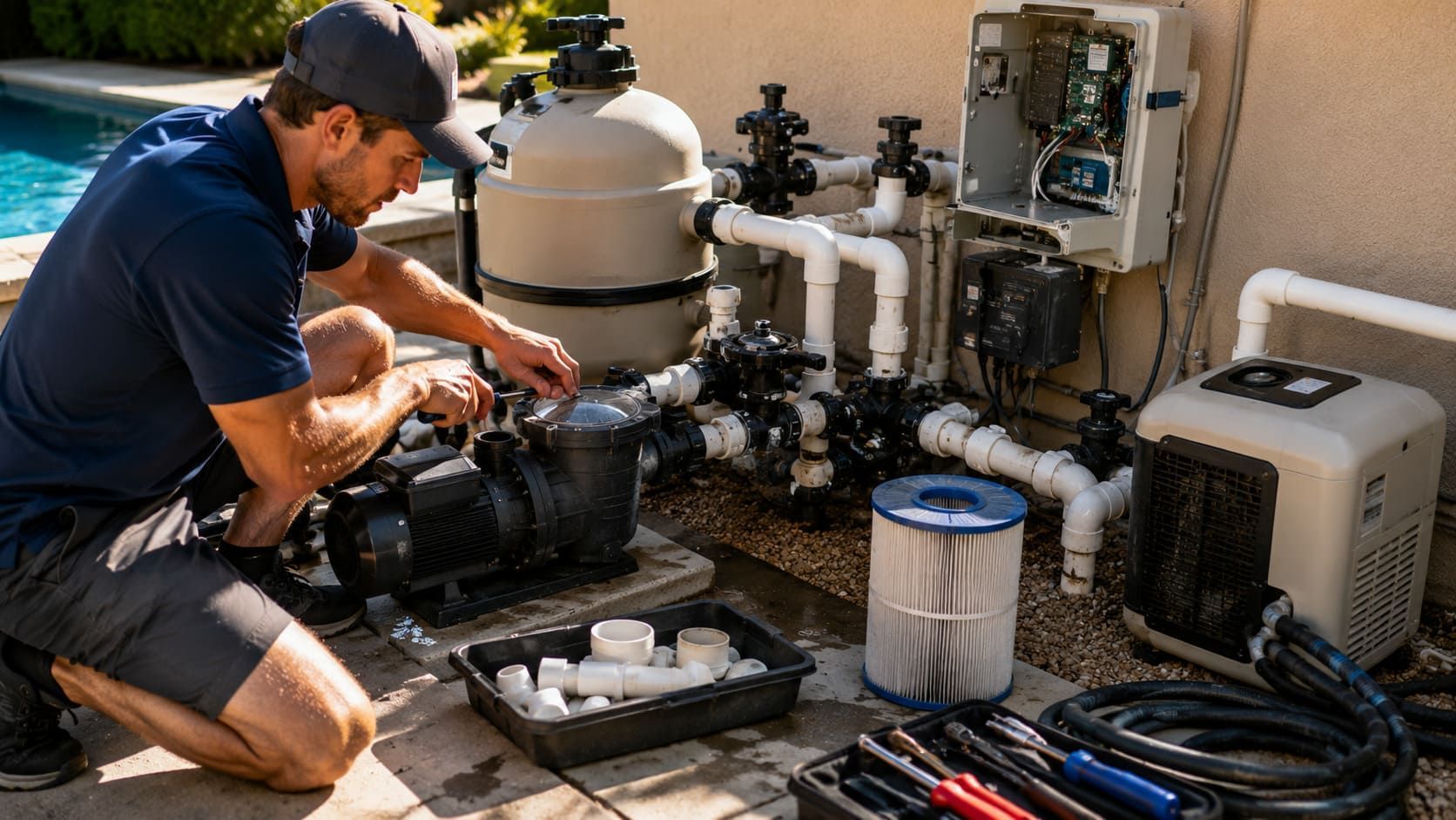 Pool Equipment Repair and Replacement in Brevard County