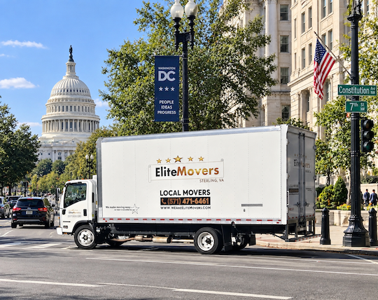 Elite Movers providing professional moving services in Washington, DC