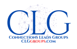 Blue CLG logo with 