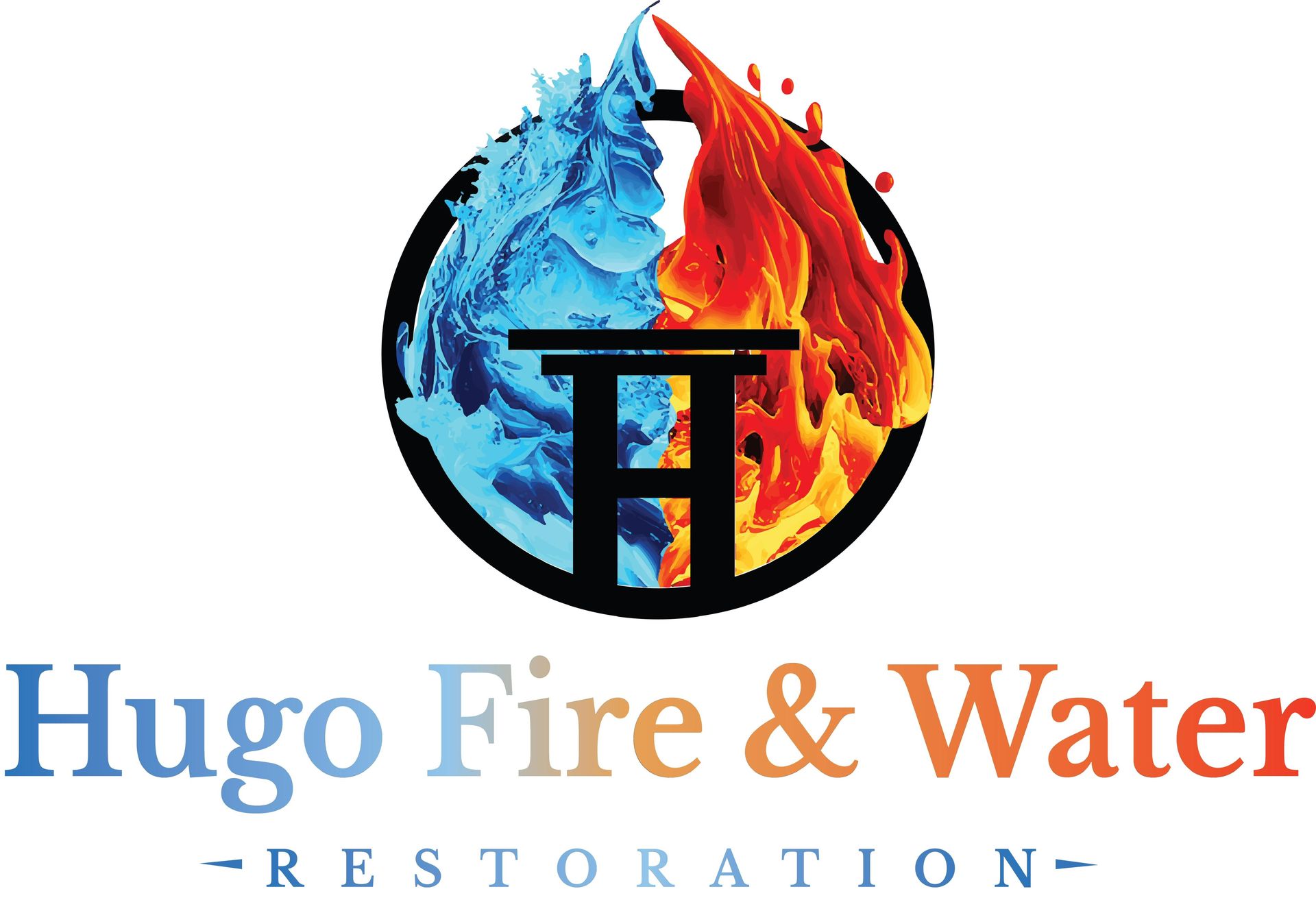 Logo for Nancy Moran, Realtor: white houses with black roofs and palm trees silhouetted against an orange sunset.