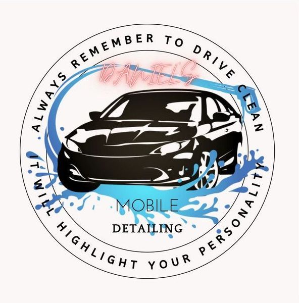 A logo for mobile detailing that says always remember to drive clean