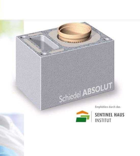 Eine Broschüre für einen Sentinel Haus Institut Schornstein