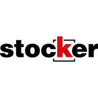 Das Stocker-Logo ist schwarz und rot auf weißem Hintergrund.
