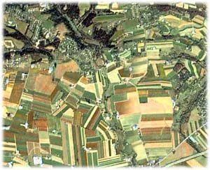 Arial view from top