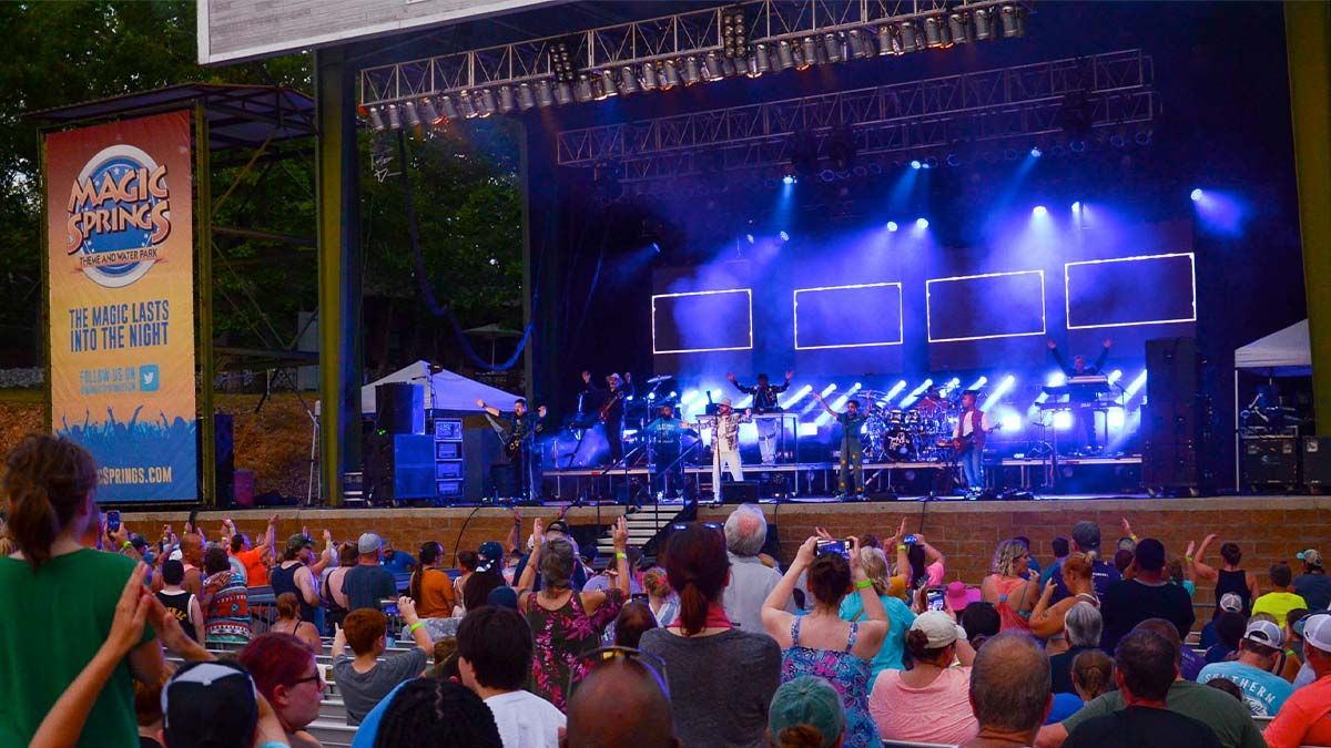 Concert at Magic Springs Theme and Water Park in Hot Springs Arkansas
