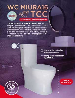 WC MIURA16 TTC Tecnología cero contacto