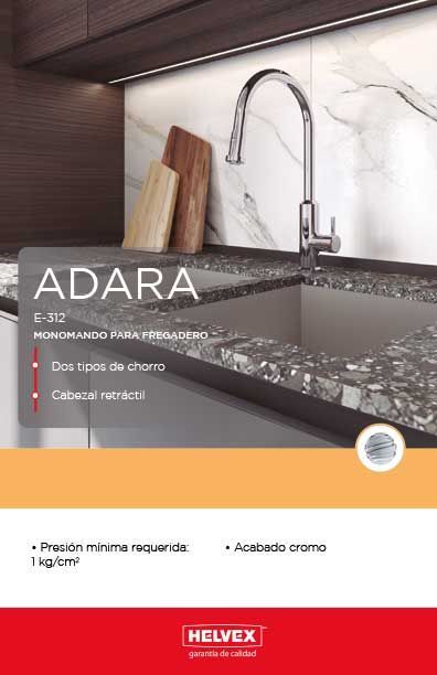 Adara E-312 monomando para fregadero