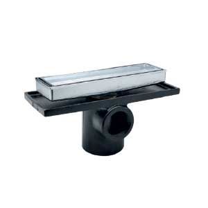 24-RHLI coladera decorativa rectangular de una boca de 30 cm