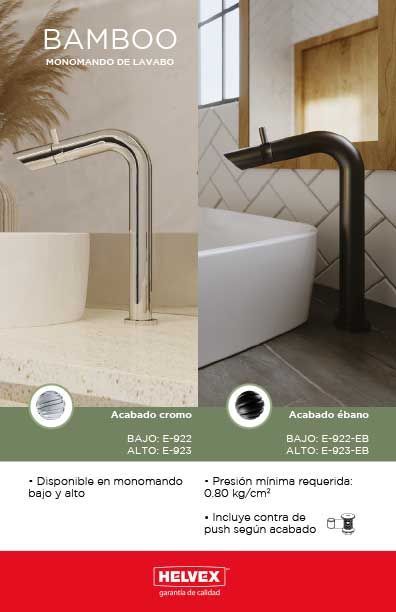 Bamboo monomando de lavabo