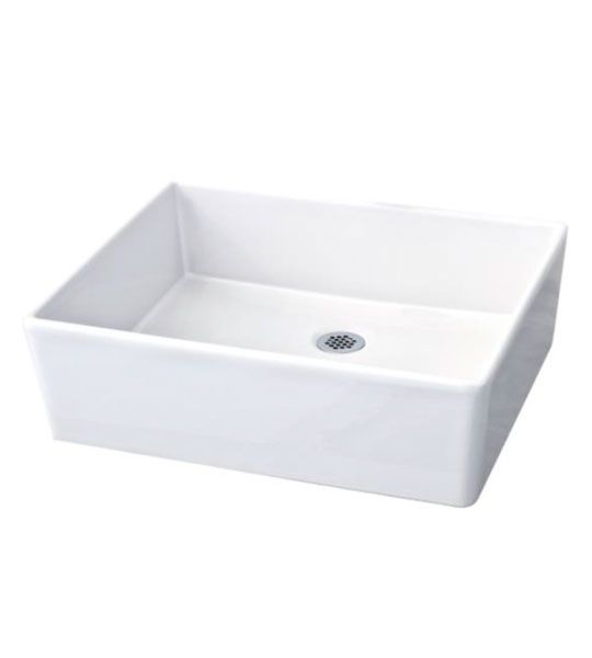 LOFT Lavabo de sobreponer sin orificio para llaves