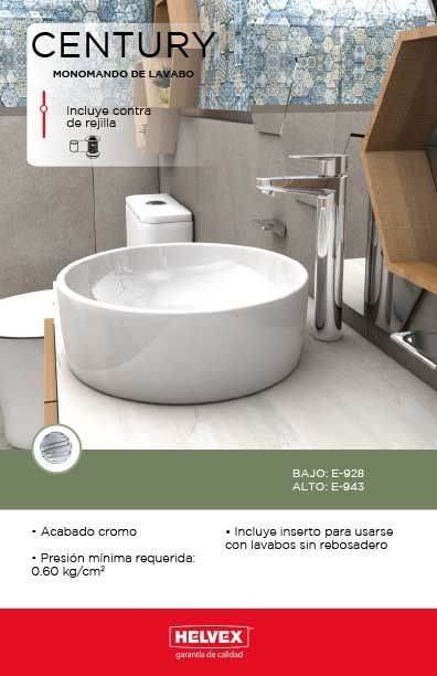 Century monomando de lavabo