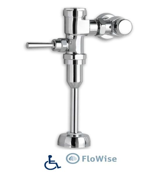 Fluxómetro manual para mingitorio de 0.5 lpd FloWise