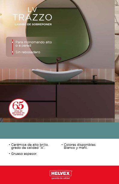 LV Trazzo lavabo de sobreponer