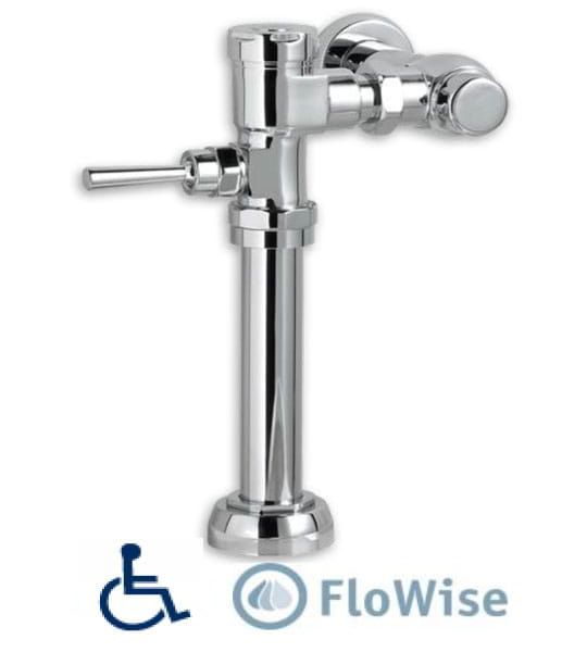Fluxómetro manual para taza de 4.8 lpd FloWise altura 11- 1/2