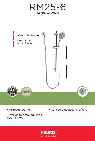 RM25-6 regadera manual