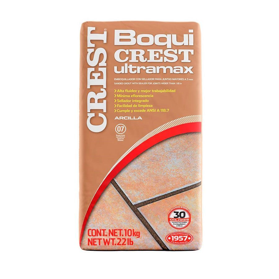 Boquicrest ultramax arcilla 10 kg
