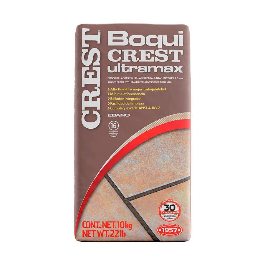 Boquicrest ultramax ébano 10 kg