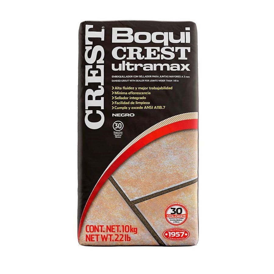 Boquicrest ultramax negro 10 kg
