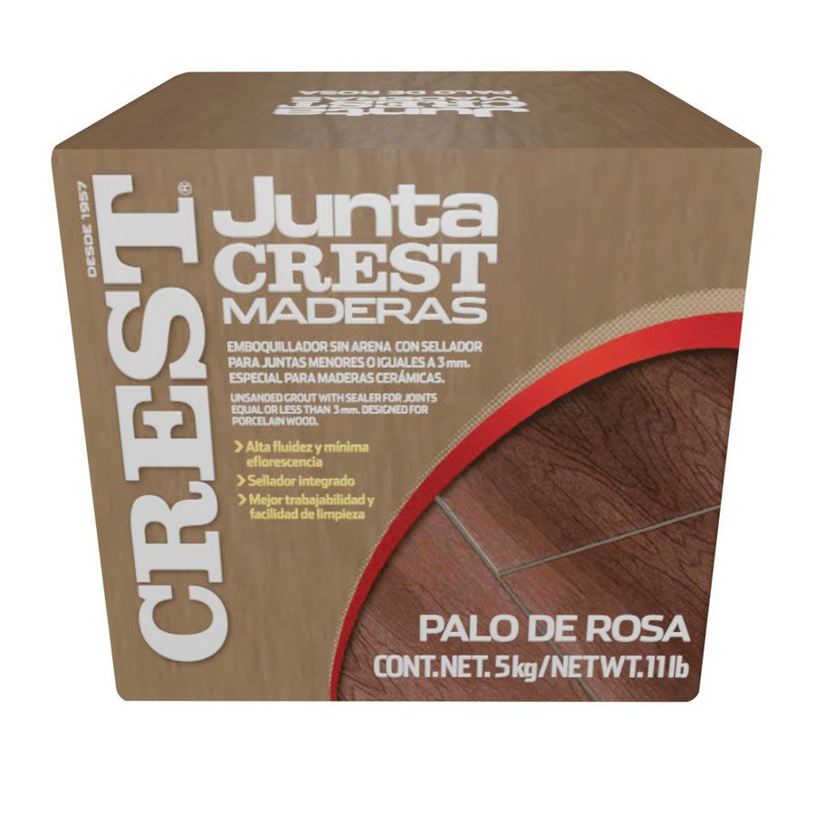 Juntacrest madera palo rosa 5 kg