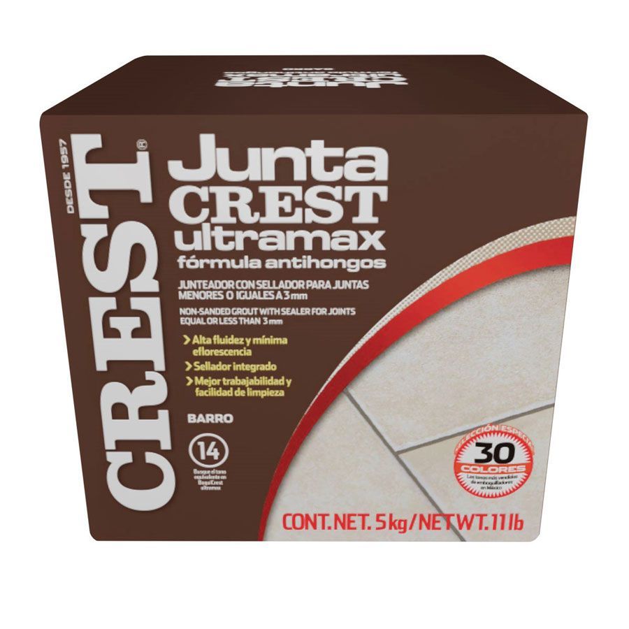 Juntacrest ultramax barro 5 kg
