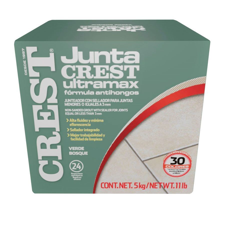 Juntacrest ultramax verde bosque 5 kg