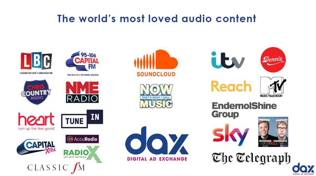 Bronze Services Europe is advertised on Heart Radio, Capital Radio, Radio X, Sky, ITV, Capital Xtra, and many more
