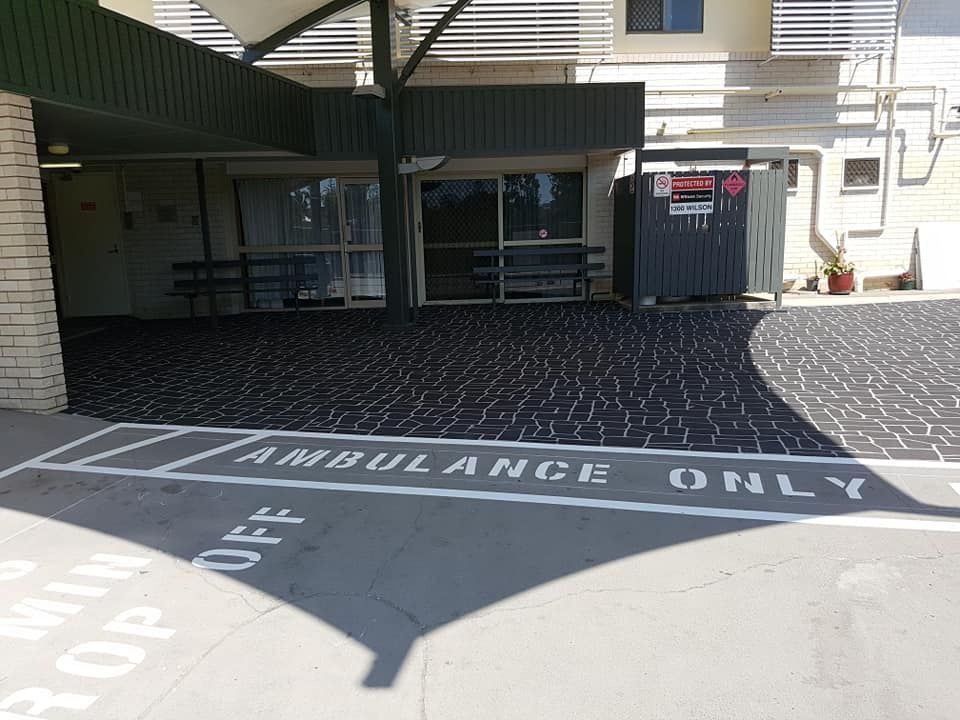 Ambulance bay with 