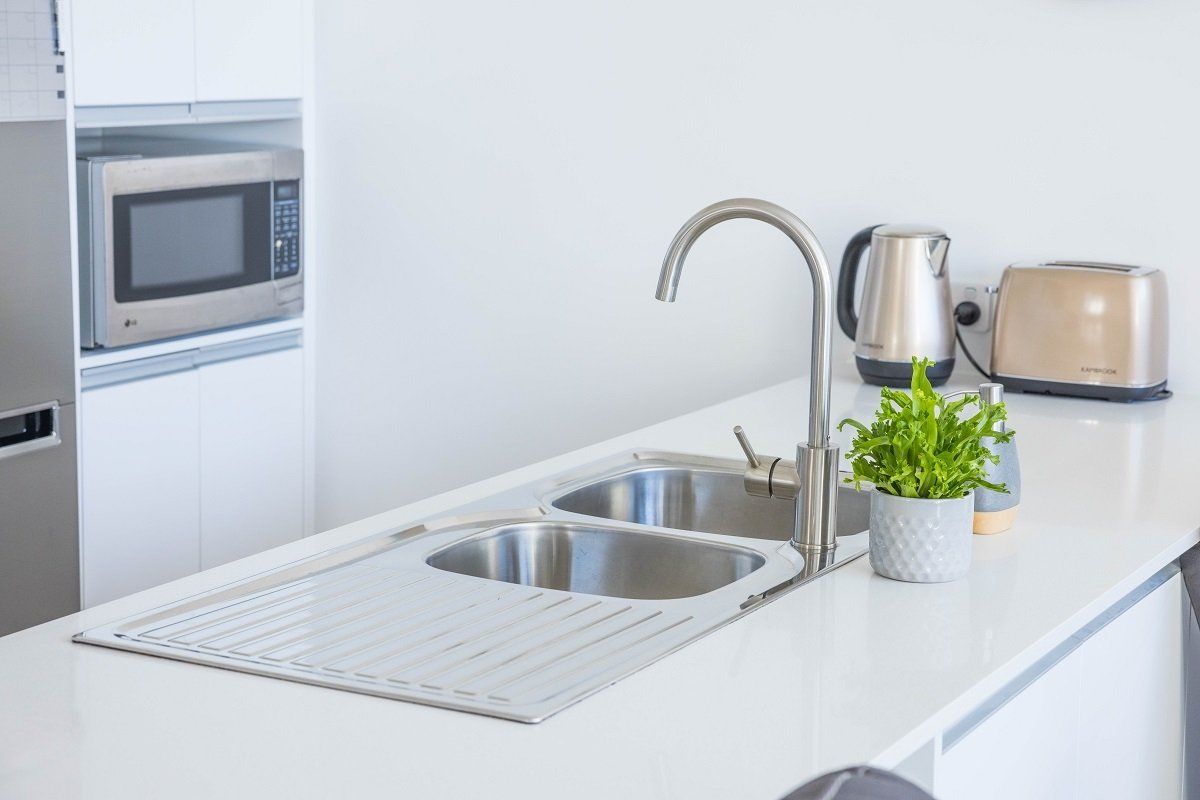modern kitchen sink