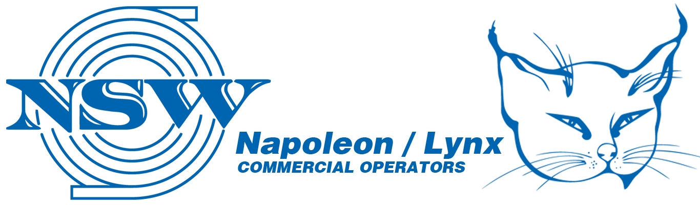 Logo with blue text and a cat face. Text says