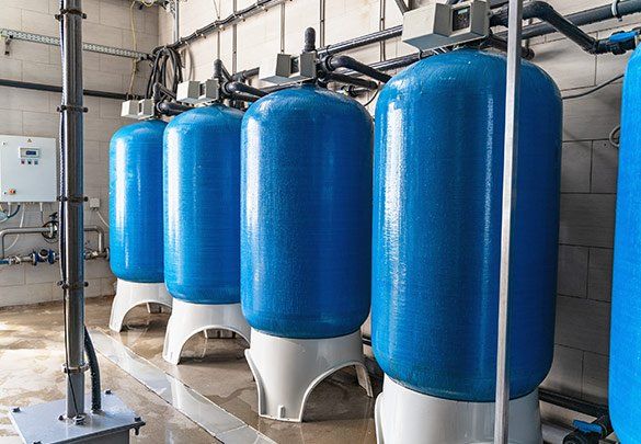 Row Of Water Softeners — Rome, GA — Abernathy Pump Service Inc Row Of Water Softeners — Rome, GA — Abernathy Pump Service Inc