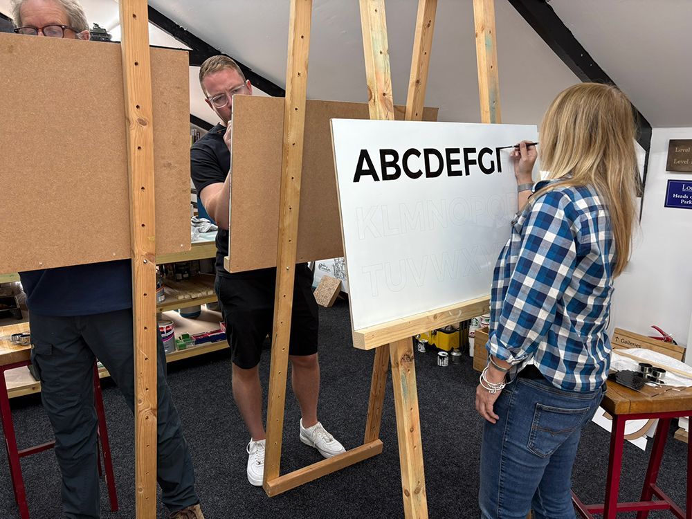 Sign painting lessons 1 - August 
