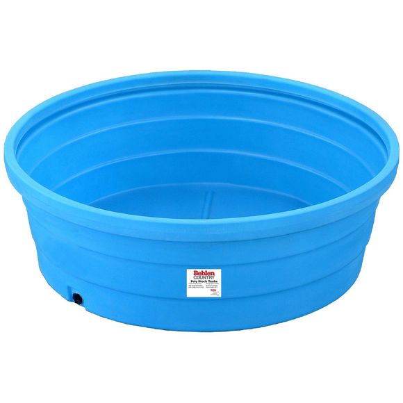 A blue plastic container with a label that says ' derby ' on it