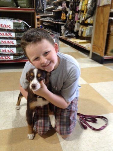 Boy with Dog — Clifton, TX — Clifton Feed and Service