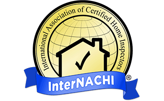 Logo of the International Association of Certified Home Inspectors (InterNACHI) featuring a house icon with a checkmark.
